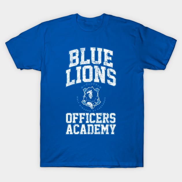 Blue Lions Officers Academy T-Shirt by huckblade